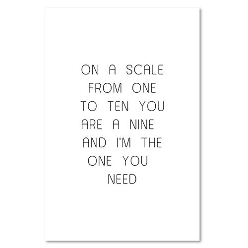 Deco Panel, Typografia skal 40x60 na Arena.pl