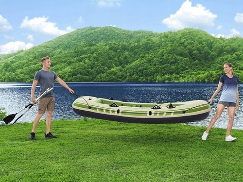 Bestway Dmuchany 3osob Ponton + wiosła 294 x 137cm Voyager X3 65164 na Arena.pl