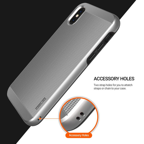 Obliq Slim Meta - Etui do iPhone X (Satin Silver) na Arena.pl