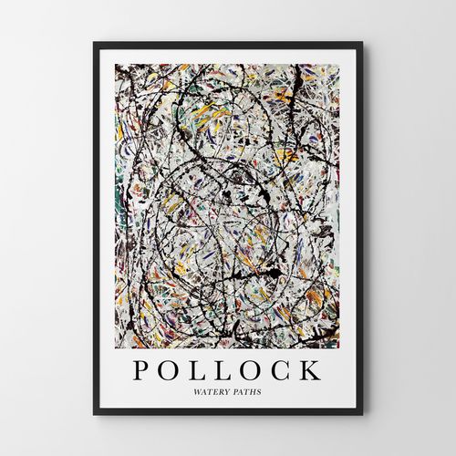 Plakat cyfrowy do wydruku pollock abstrakcja na Arena.pl