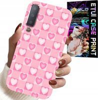ETUI DO SAMSUNG A7 2018 - SERCA KRATKA RÓŻOWA OBUDOWA CASE + SZKŁO