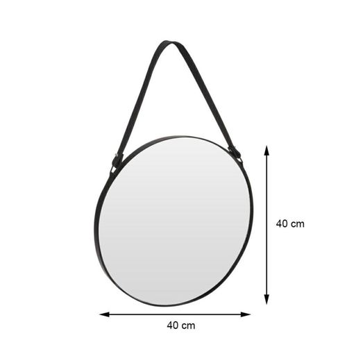 Lustro okrągłe na pasku 40 cm na Arena.pl