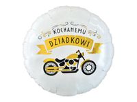 Balon foliowy „Kochanemu Dziadkowi”, 45 cm (18 cali) [balon z helem]