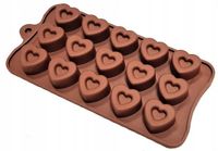 FORMA SILIKONOWA do pralinek czekolady serca