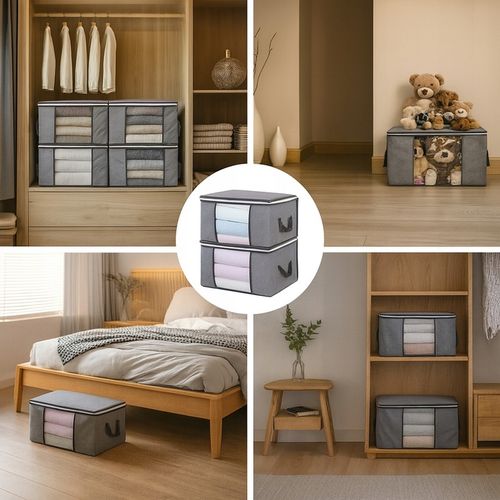 Organizer NA UBRANIA Pojemnik Na POŚCIEL KOŁDRĘ KOCE Pokrowiec XXL 84L na Arena.pl