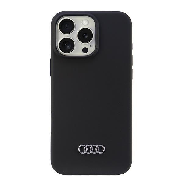 Audi Silicone Case iPhone 16 Pro Max 6.9" czarny/black hardcase zdjęcie 1