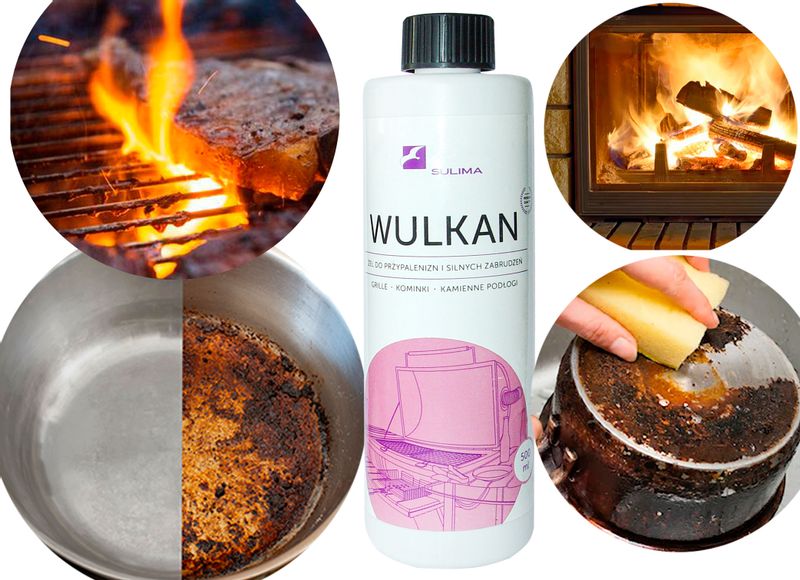 WULKAN do czyszczenia przypaleń, grilli, kominków zdjęcie 1