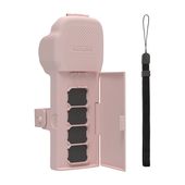 Etui ochronne Sunnylife z paskiem i smyczą do Osmo Pocket 3 (różowe)