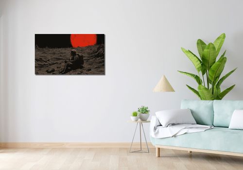 Obraz 90x50cm Samotność w Kosmosie na Arena.pl