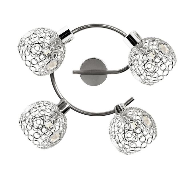 Aron spirala 4x40W G9 chrom kryształ transparent zdjęcie 1