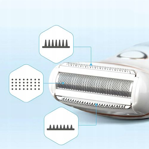 Golarka DAMSKA DEPILATOR BEZPRZEWODOWY dla Kobiet do nóg ciała bikini na Arena.pl