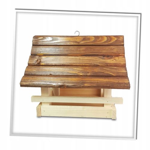 KARMNIK DLA PTAKÓW Z Drewna Świerkowego PRODUCENT na Arena.pl