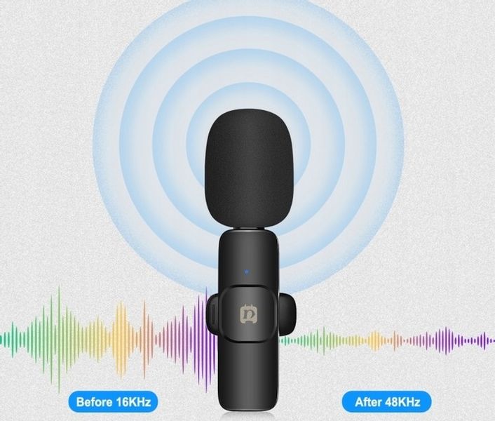 Bezprzewodowy Mikrofon Krawatowy na USB C PULUZ PU3082B zdjęcie 11