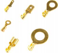 KONEKTORY ZESTAW KONEKTORÓW SAMOCHODOWYCH OCZKOWE MĘSKIE ŻEŃSKIE 750 SZT