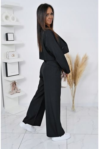 STYLOWY KOMPLET MARYNARKA + SZEROKIE SPODNIE BRILLANT! WZ.3 na Arena.pl