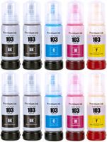 TUSZE 103 DO DRUKARKI EPSON EcoTank L3160 L3150 L3110 L3210 L3251 L3256