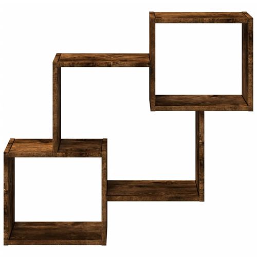 Półka ścienna, 78x18x71 cm, przydymiony dąb na Arena.pl