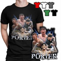 KOSZULKA T-SHIRT MĘSKI WZORY - Dustin Poirier BOKS MMA WALKI KLATKA - S