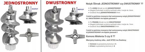 ORYGINAŁ NOŻYK + SITKO MASZYNKA ZELMER NR 8 FI na Arena.pl