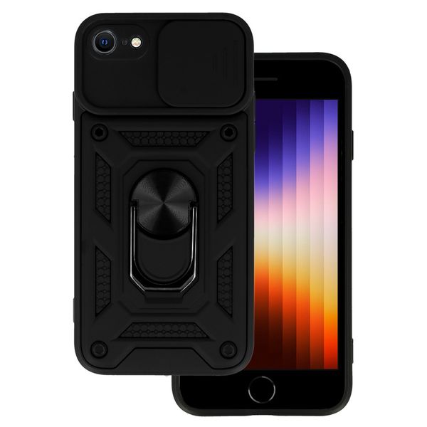 Slide Camera Armor Case do Iphone 7/8/SE 2020/SE 2022 Czarny zdjęcie 1