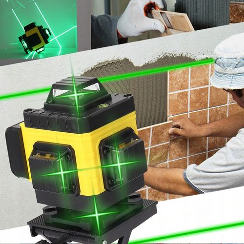 POZIOMNICA LASEROWA POZIOMICA 4D 16 LINII KRZYŻOWA 360 LASER ETUI na Arena.pl