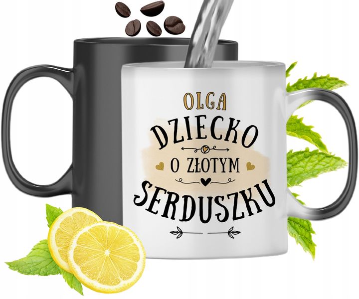 Dla Olgi Kubek Magiczny Córki Dziecka Prezent Z Nadrukiem Ze Zdjęciem zdjęcie 1