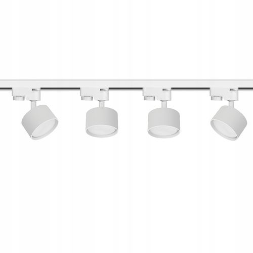 Zestaw Szynoprzewód Szyna Oprawa 2m + 4x reflektor na żarówkę GX53 na Arena.pl