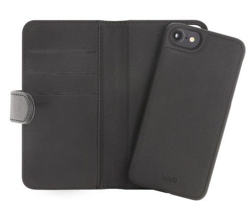 Holdit Walletcase magnetic iPhone 7 8 czarne na Arena.pl