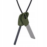 KRZESIWO Turystyczne Szwedzkie WILDO FIRE-FLASH PRO SURVIVAL Small Olive