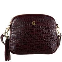 Torebka bordo damska skórzana listonoszka na ramię Canaletto TD808s337