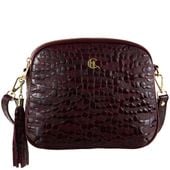 Torebka bordo damska skórzana listonoszka na ramię Canaletto TD808s337