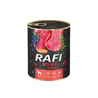 karma dla psa rafi z wołowiną, borówką i żurawiną 400g