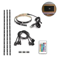 Taśma LED RGB 4x0,5m USB do podświetlenia telewizora dla efektownego klimatu