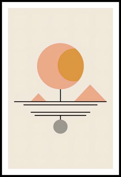 Plakat 53x81cm Geometryczna Utopia zdjęcie 3