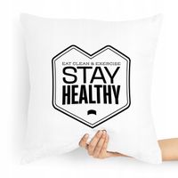 Poduszka Prezent Dla Doktora Stay Healthy Prezent Z Nadrukiem Ze Zdjęciem
