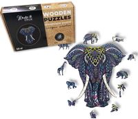 Puzzle Drewniane dla dzieci i dorosłych Słoń 2 Elephant 2