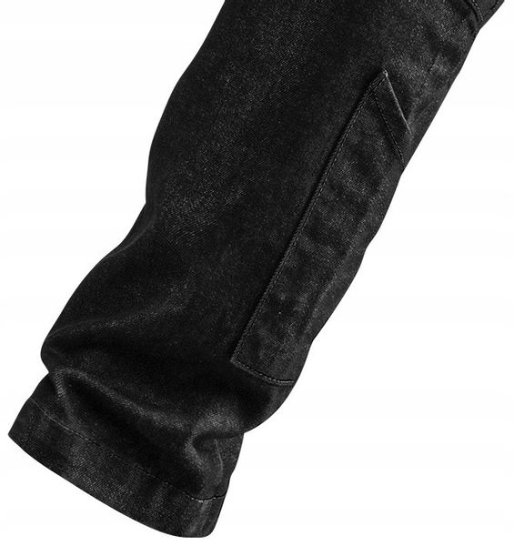 NEO Spodnie robocze JEANS elastan DENIM czarne M zdjęcie 4
