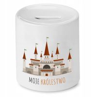 Skarbonka Dla Dzieci Moje Królestwo Prezent Z Nadrukiem Ze Zdjęciem