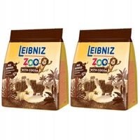 Leibniz ZOO Herbatniki z kakao 100 g x 2 sztuk