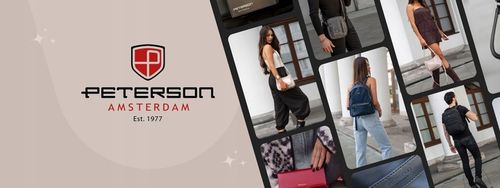 Torebka damska PETERSON listonoszka klasyczna kieszenie długi pasek torba na Arena.pl