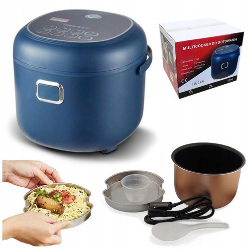 MULTICOOKER samochodowy 2L RYŻOWAR turystyczny 12V 24V TIR bus LCD na Arena.pl