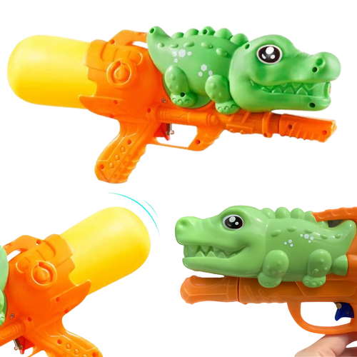Pistolet Na Wodę Krokodyl Karabin Broń Zabawka Wodna Zestaw Dla Dzieci na Arena.pl