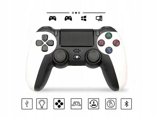 BEZPRZEWODOWY PAD GAMINGOWY DO PS4 KONTROLER DOUBLESHOCK WIBRACJE ZAMIENNIK na Arena.pl