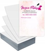 Ulotki A6 1000 szt firmowe + PROJEKT GRATIS USŁUGI STYLIZACJI PAZNOKCI