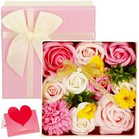 Pudełko 15 szt. kwiatów mydlanych Flower box