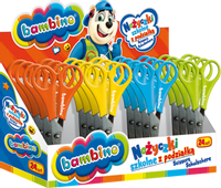 NOŻYCZKI SZKOLNE Z PODZIAŁKĄ BAMBINO