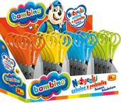 NOŻYCZKI SZKOLNE Z PODZIAŁKĄ BAMBINO