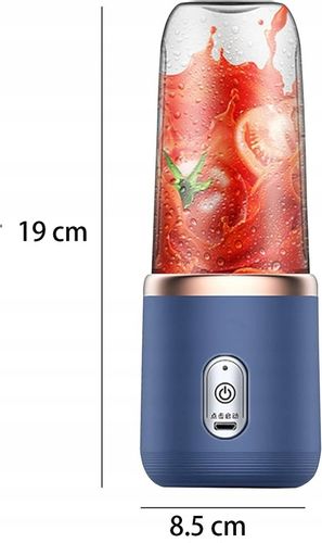 BLENDER KIELICHOWY PRZENOŚNY BEZPRZEWODOWY KEMPING 400ML 2 KUBKI na Arena.pl