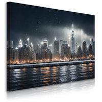 Obraz Na Płótnie Do Biura Nowy Jork Panorama Architektura 90cm x 60cm