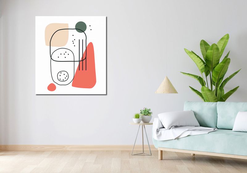 Obraz 90x100cm Przestrzenność zdjęcie 2